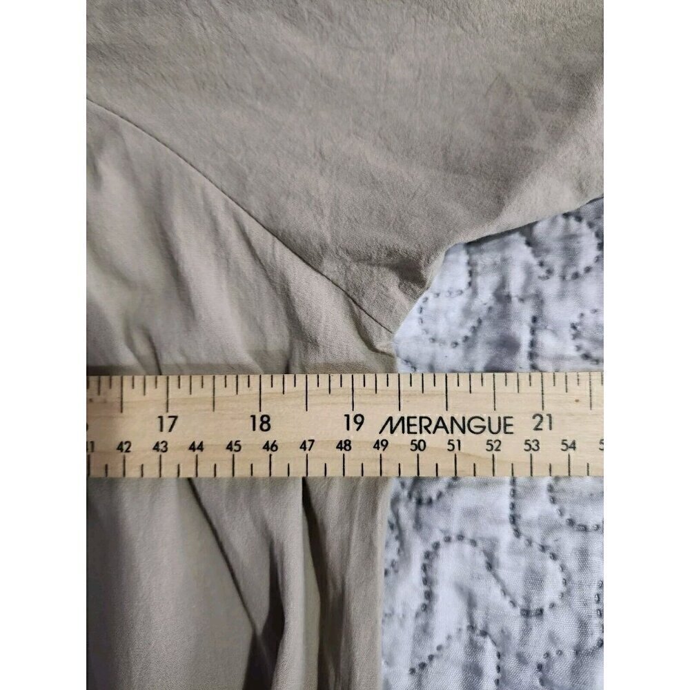 Dazy Tan Ruffle Hem Puff Sleeve Square Neck Belt Slze L - Picture 6 of 6